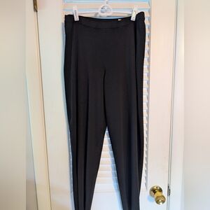 Chico's Size 1 Black Stretch Dress Pants Some PickIng Euc Pull On